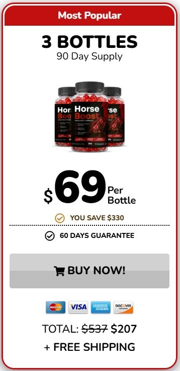 HorseBoost 3 Bottle Price